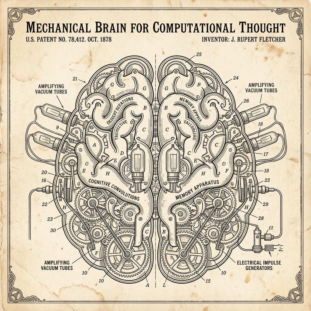 Analytical Neural Engine Patent Drawing